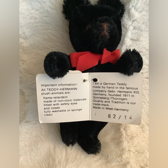 Vintage Hermann Mohair Teddy Bear Made in Germany - Picture 2 of 5